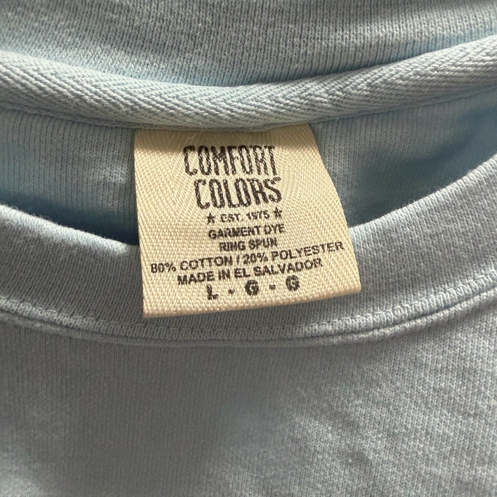 Comfort Colors Sky Blue Garment - Picture 2 of 4